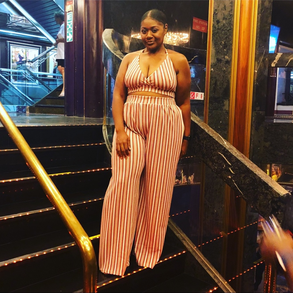 2-piece wide leg co-od